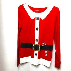 Santa 100% Cotton Tee Shirt Long Sleeve